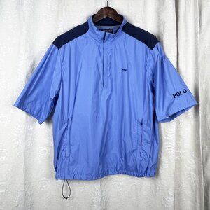 Polo Golf Ralph Lauren short sleeve water resistant packable rain pullover